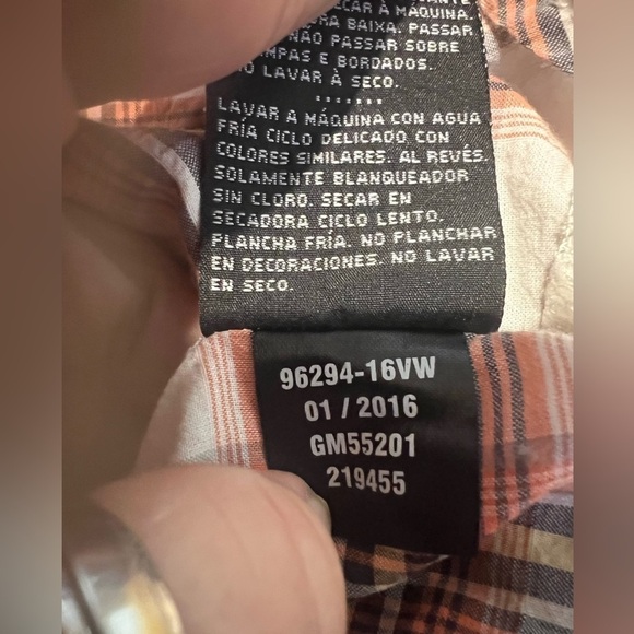 Harley Davidson Plaid Checked Long Sleeve Studded Graphic Shirt Size M Moto - Picture 11 of 12